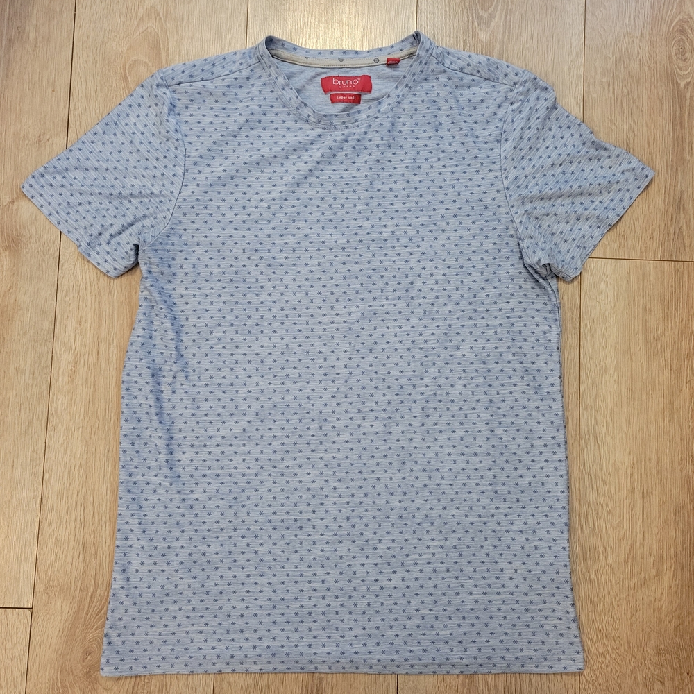 Super Soft Patterned Blue Tee